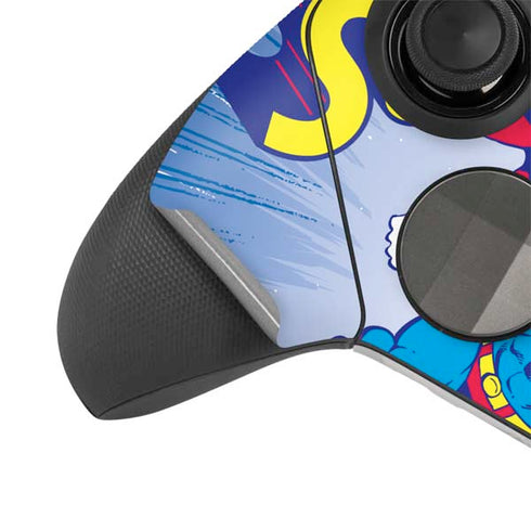 DC Comics Superman Vintage Action Pose Xbox Elite Wireless Controller Series 2 Skin