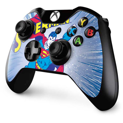 DC Comics Superman Vintage Action Pose Xbox One Controller Skin