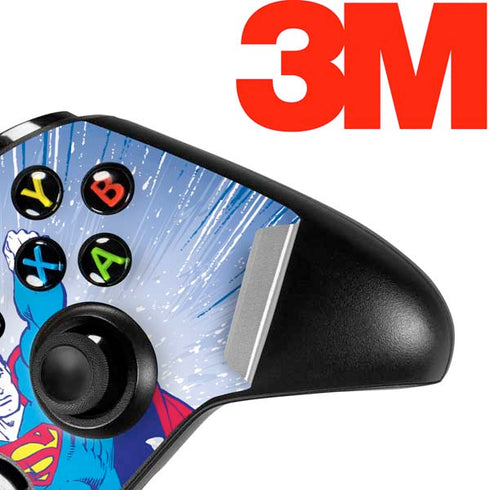 DC Comics Superman Vintage Action Pose Xbox One S Controller Skin