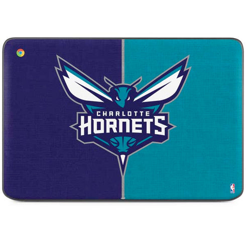 NBA Charlotte Hornets Canvas HP Chromebook Skin