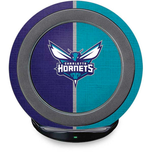 NBA Charlotte Hornets Canvas Fast Charge Wireless Charging Stand Skin