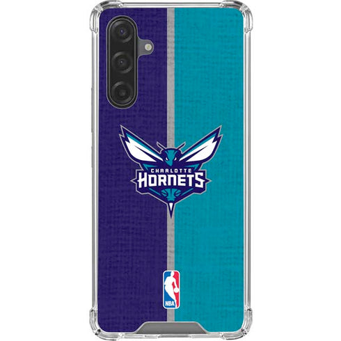 NBA Charlotte Hornets Canvas Galaxy A17 Clear Case