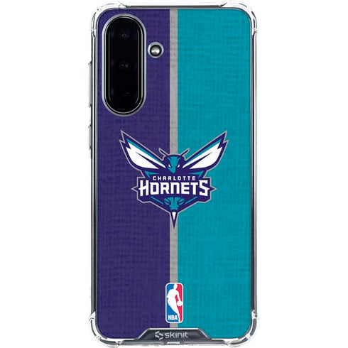 NBA Charlotte Hornets Canvas Galaxy A36 5G Clear Case