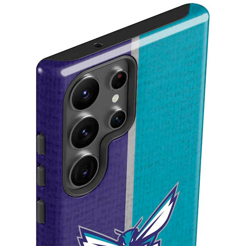 NBA Charlotte Hornets Canvas Galaxy S23 Ultra Pro Case
