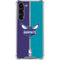 NBA Charlotte Hornets Canvas Galaxy S24 FE Clear Case
