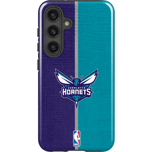 NBA Charlotte Hornets Canvas Galaxy S25 Impact Case