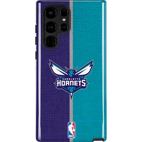 NBA Charlotte Hornets Canvas Galaxy S25 Ultra Impact Case