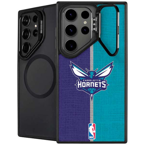 NBA Charlotte Hornets Canvas Galaxy S25 Ultra Kickstand Case