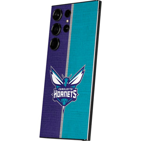 NBA Charlotte Hornets Canvas Galaxy S25 Ultra Skin