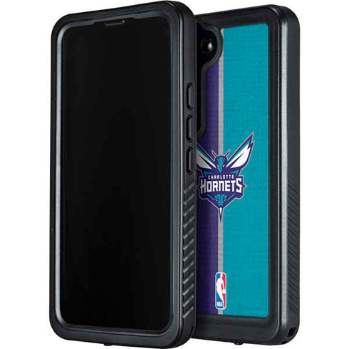 NBA Charlotte Hornets Canvas Galaxy S24 Waterproof Case