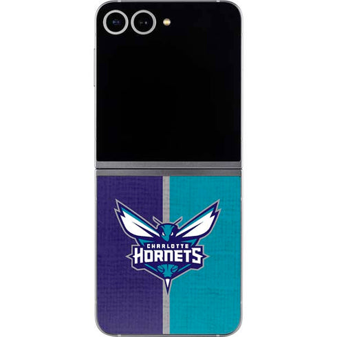 NBA Charlotte Hornets Canvas Galaxy Z Flip6 Skin
