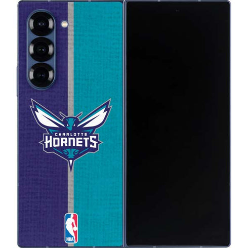 NBA Charlotte Hornets Canvas Galaxy Z Fold6 Skin