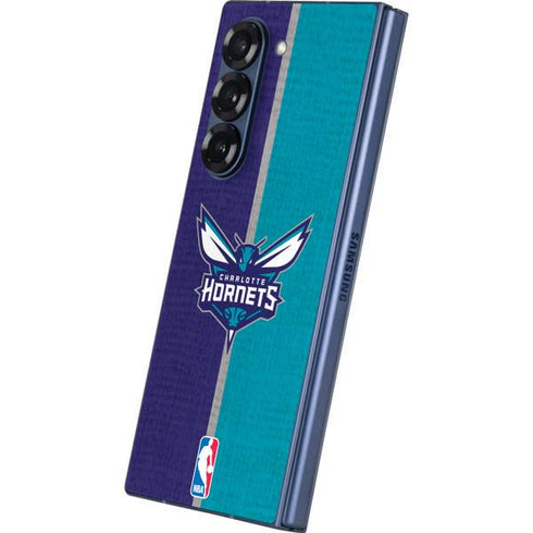NBA Charlotte Hornets Canvas Galaxy Z Fold6 Skin