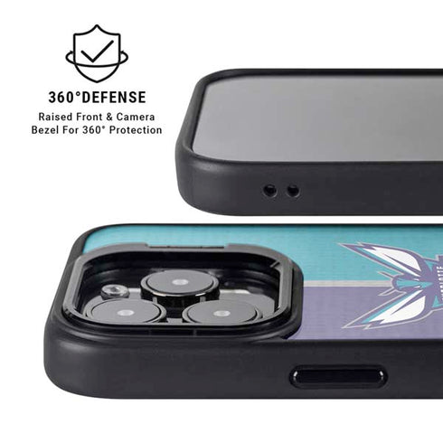 NBA Charlotte Hornets Canvas iPhone 14 Pro Max Kickstand Case