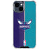 NBA Charlotte Hornets Canvas iPhone 15 Clear Case