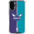 NBA Charlotte Hornets Canvas iPhone 16 Clear Case