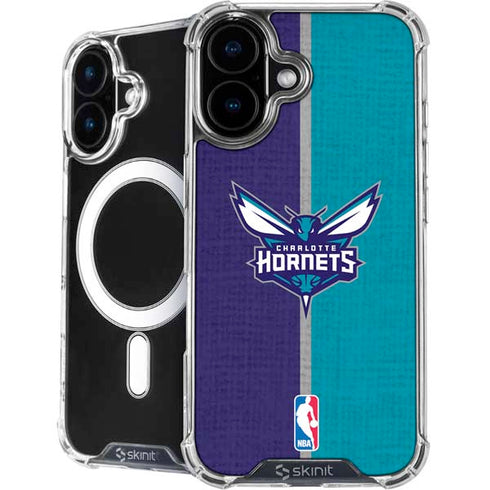NBA Charlotte Hornets Canvas iPhone 16 MagSafe Case
