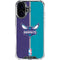 NBA Charlotte Hornets Canvas iPhone 16 Plus Clear Case