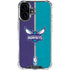 NBA Charlotte Hornets Canvas iPhone 16 Plus Clear Case