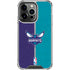 NBA Charlotte Hornets Canvas iPhone 16 Pro Clear Case