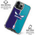 NBA Charlotte Hornets Canvas iPhone 16 Pro Clear Case