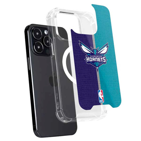 NBA Charlotte Hornets Canvas iPhone 16 Pro MagSafe Case