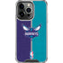NBA Charlotte Hornets Canvas iPhone 16 Pro Max Clear Case
