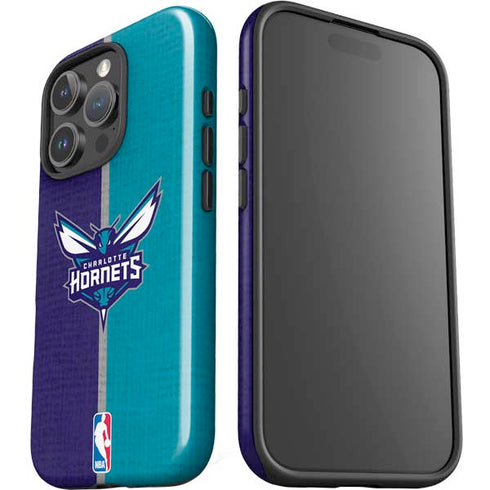 NBA Charlotte Hornets Canvas iPhone 16 Pro Max Impact Case