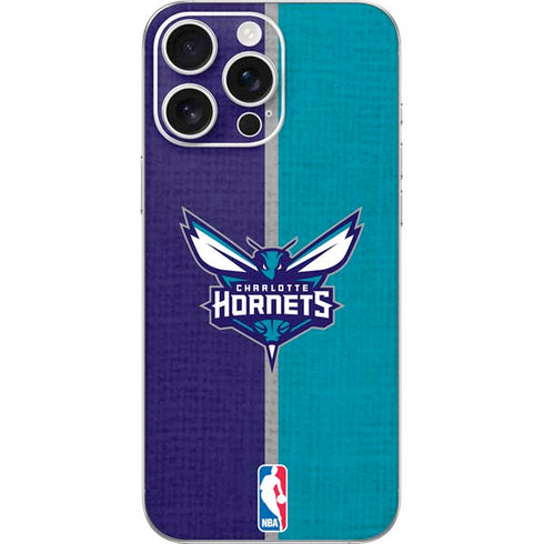 NBA Charlotte Hornets Canvas iPhone 16 Pro Max Skin
