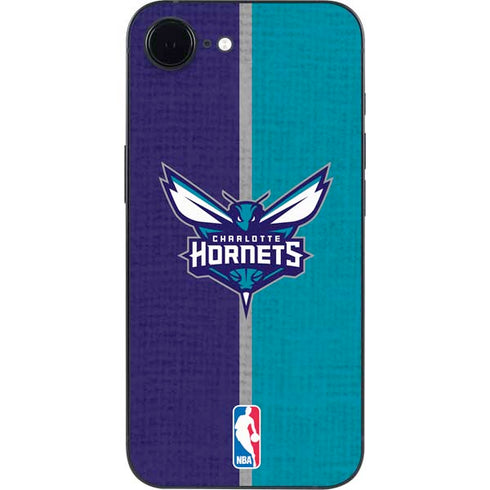 NBA Charlotte Hornets Canvas iPhone 16e Skin