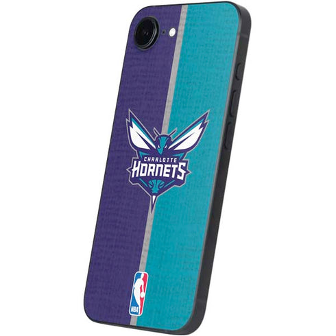 NBA Charlotte Hornets Canvas iPhone 16e Skin