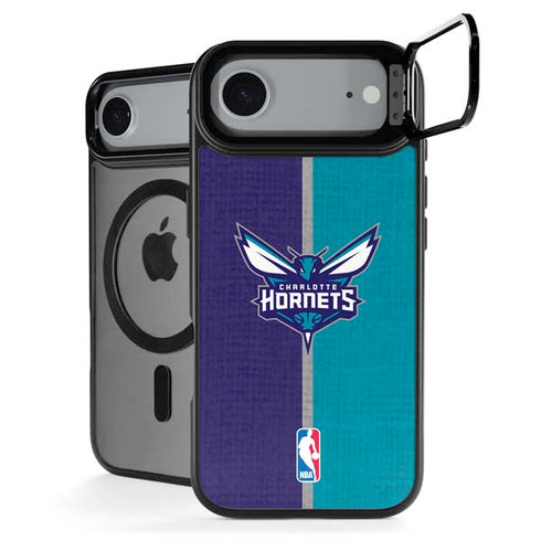 NBA Charlotte Hornets Canvas iPhone 17 Air Kickstand Case