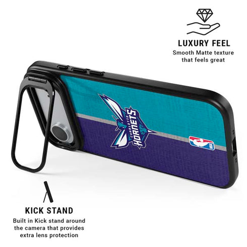 NBA Charlotte Hornets Canvas iPhone 17 Air Kickstand Case