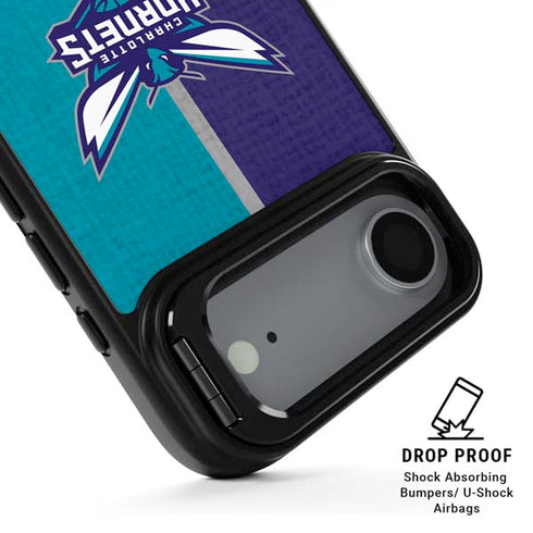 NBA Charlotte Hornets Canvas iPhone 17 Air Kickstand Case