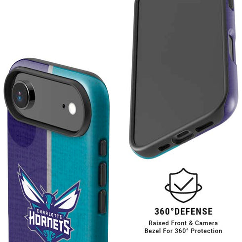NBA Charlotte Hornets Canvas iPhone 17 Air Magsafe Impact Case