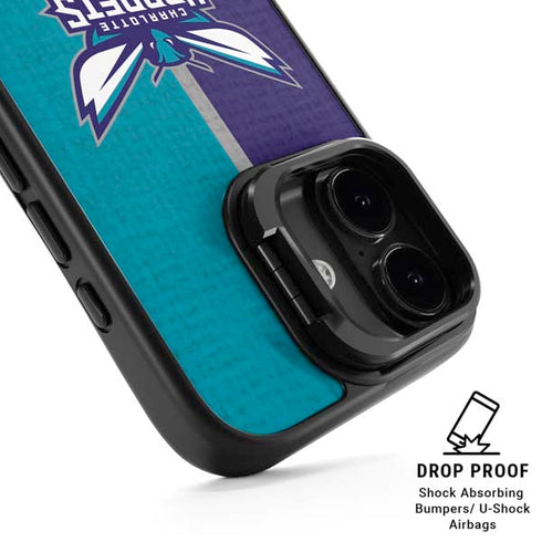 NBA Charlotte Hornets Canvas iPhone 17 Kickstand Case
