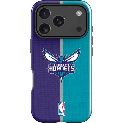 NBA Charlotte Hornets Canvas iPhone 17 Pro Impact Case