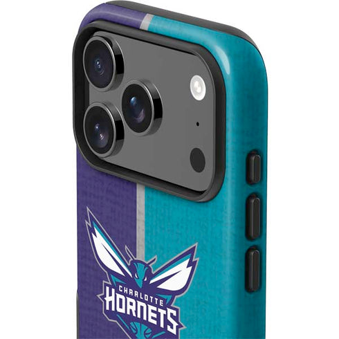 NBA Charlotte Hornets Canvas iPhone 17 Pro Impact Case