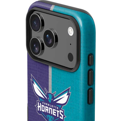 NBA Charlotte Hornets Canvas iPhone 17 Pro Max Impact Case