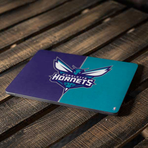 NBA Charlotte Hornets Canvas Apple MacBook Air Skin