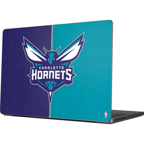 NBA Charlotte Hornets Canvas Apple MacBook Pro 14-inch Skin