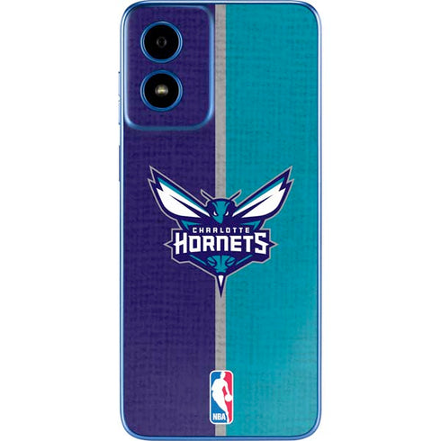 NBA Charlotte Hornets Canvas Moto G Play 4G (2024) Skin