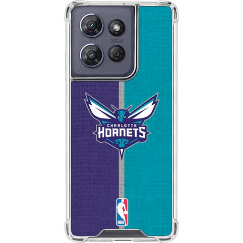 NBA Charlotte Hornets Canvas Moto G Stylus 5G (2025) Clear Case