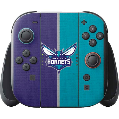 NBA Charlotte Hornets Canvas Nintendo Switch 2 (2025) with Joy-Con Skin