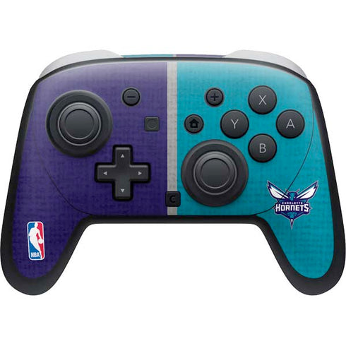 NBA Charlotte Hornets Canvas Nintendo Skins