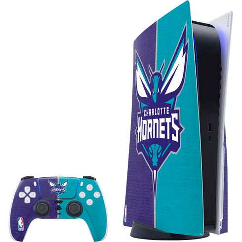 NBA Charlotte Hornets Canvas PlayStation PS5 Skins