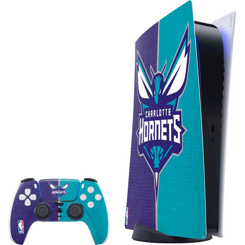 NBA Charlotte Hornets Canvas PlayStation PS5 Skins