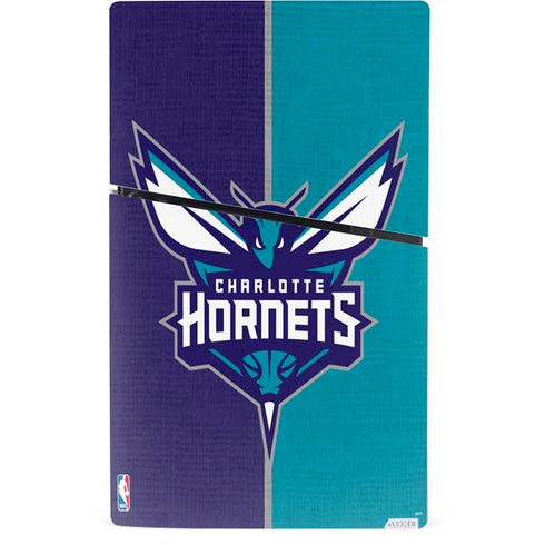 NBA Charlotte Hornets Canvas PS5 Slim Digital Edition Console Skin