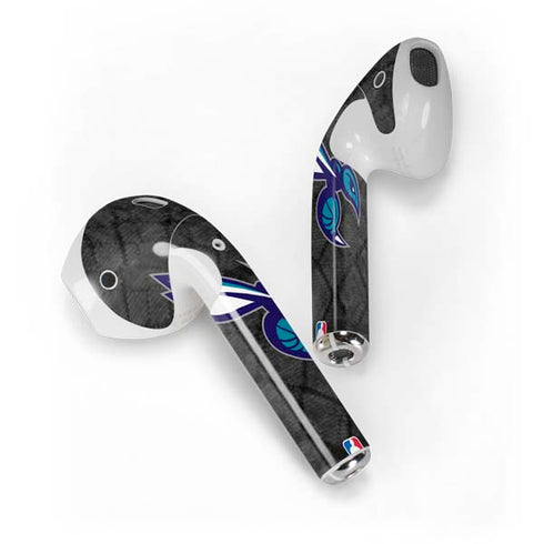 NBA Charlotte Hornets Dark Rust Apple AirPods Skin