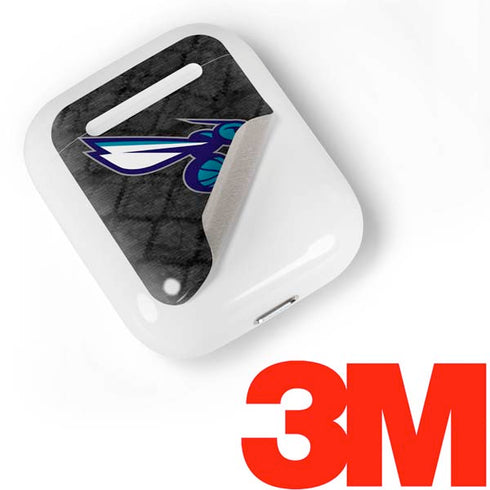 NBA Charlotte Hornets Dark Rust Apple AirPods Skin